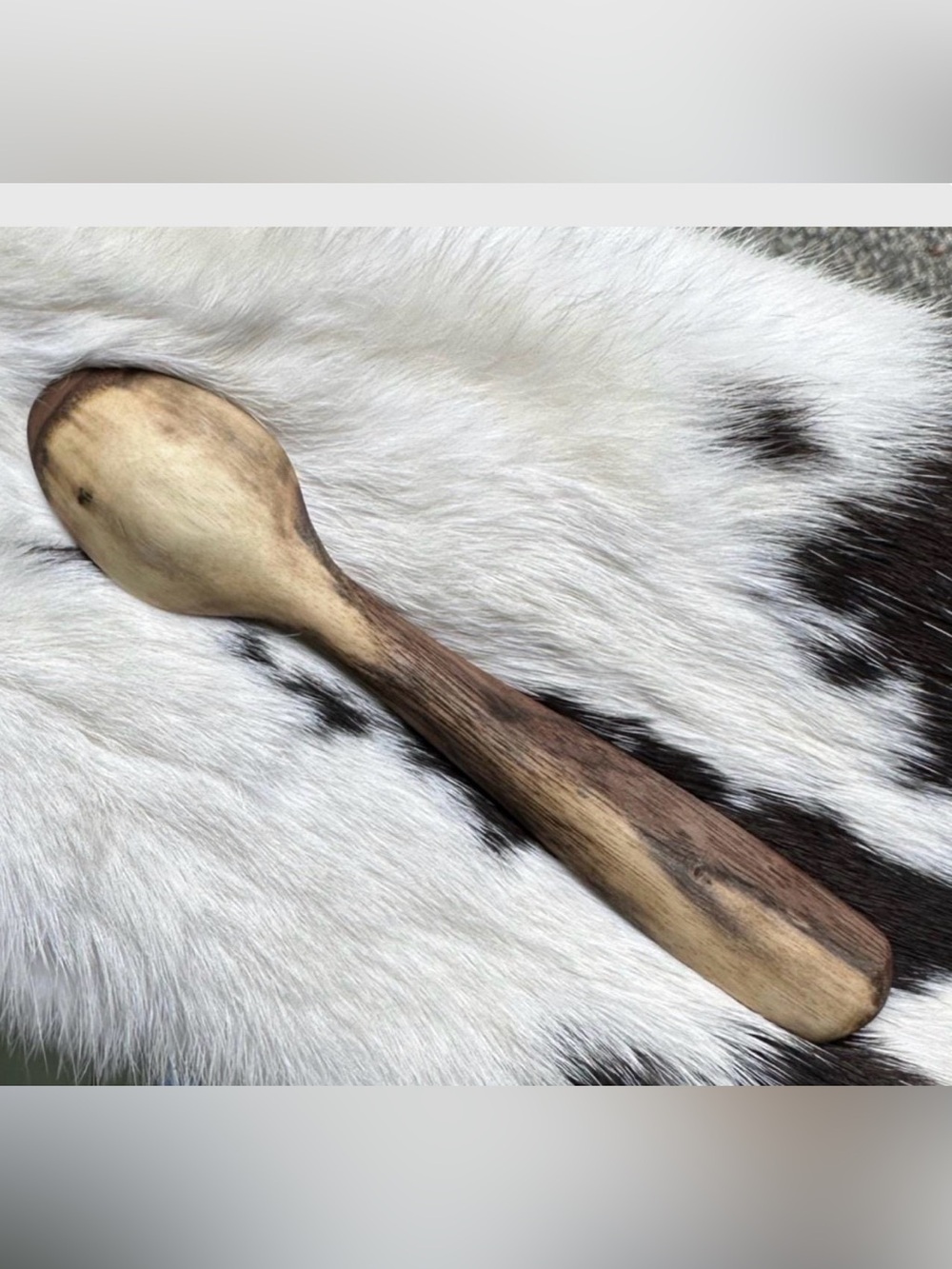 Black Walnut โข hand carved wooden spoon - Picture 2 of 2